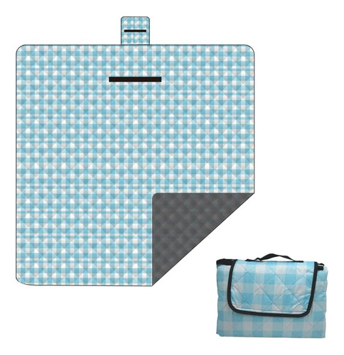 Manta De Picnic Extra Grande, 79''x79'', Plegable Y Por...