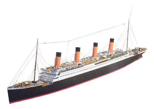 De Modelo De Papel De Montaje Diy De Barco Titanic, Juguete