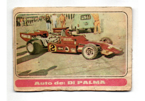 Figurita Auto De Di Palma Tarjeton Futbol Fulbito 1974