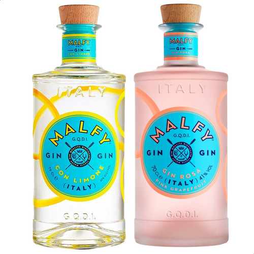 Gin Malfy Con Limone + Gin Malfy Pink - 01almacen