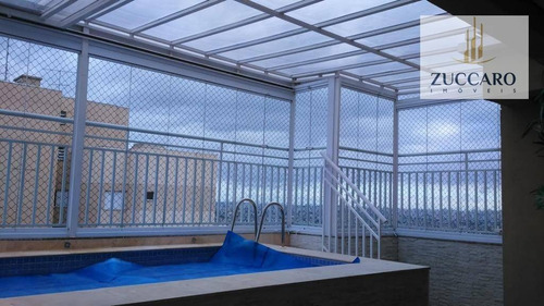 Cobertura No Condomínio Parque Clube, Vila Augusta, 3 Vagas, 3 Suites. - Co0126