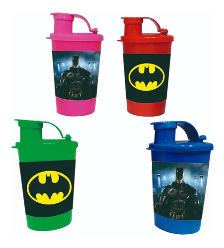 Botilito Vaso Sorpresa X 12 Vaso Fiesta Batman Decoracion