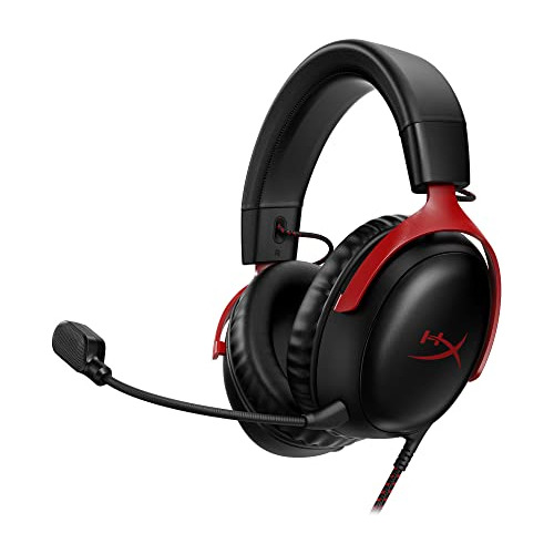 Auriculares Gamer Hyperx Cloud Iii Negro Y Rojo Videojuegos