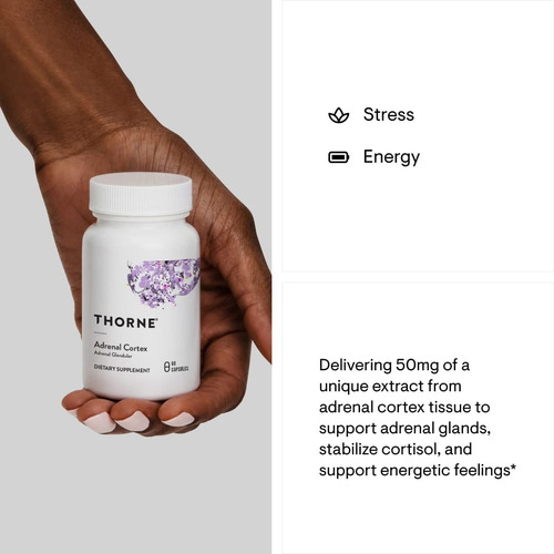 Thorne Adrenal Cortex X 60 Cáps
