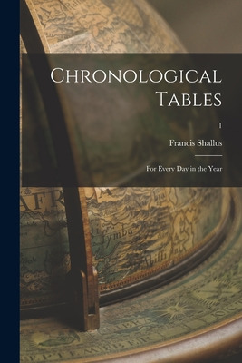 Libro Chronological Tables: For Every Day In The Year; 1 ...