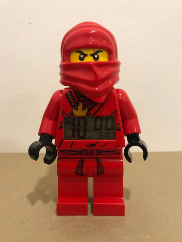 Reloj Lego Ninja Go Kai Ninja Rojo