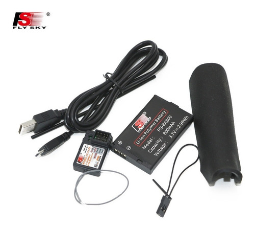 Imagen 3 de 4 de Sistemade Radio Control 3ch Auto Lancha Flysky Gt2b + Gr3e