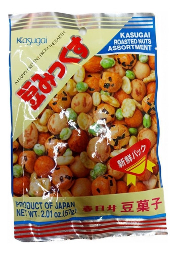Aperitivo japonés variado, mezcla tostada Kasugai, 57 g