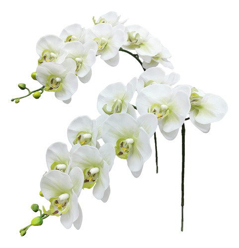 Fnize Tallos De Orquídeas Artificiales De Tacto Real, Flores