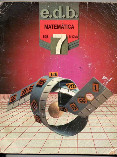 Matematica 7 Egb - E.d.b. Usado Sin Escrituras