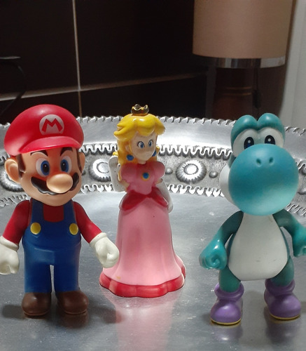 Muñecos Figuras De Mario Bros Y Dos Amigos