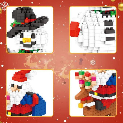 Lontime Juego De Bloques De Construcción Navideños: Nuevo Ju
