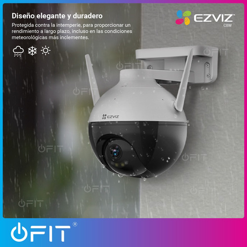 Imagen 5 de 10 de Camara Seguridad Domo Ip Wifi Ezviz 2k Audio Exterior