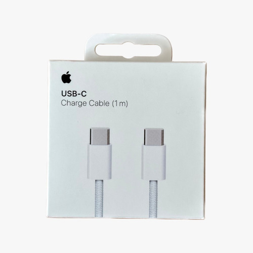 Cable Apple 60w Trenzado Usb-c A Usb-c (1 M) Blanco Original