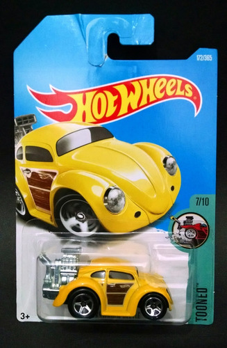 Volkswagen Beetle Fusca Amarelo Hot Wheels 2017 Novo 1/64 R5