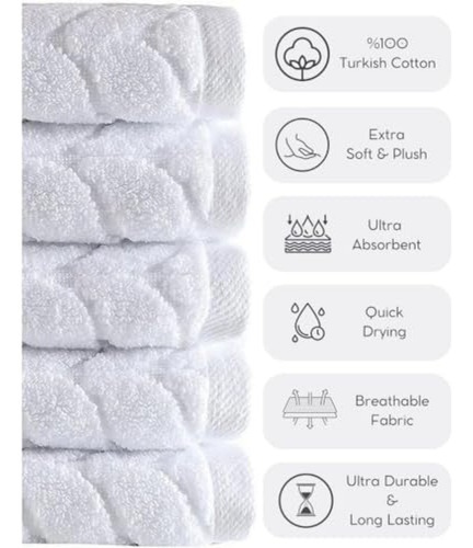 Chakir Turkish Linens Premium Calidad 100% Algodón Turco Cab
