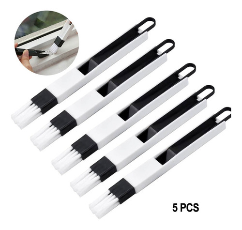 5 Mini Brushes Cleaning Window Keyboard With Dustpan Home