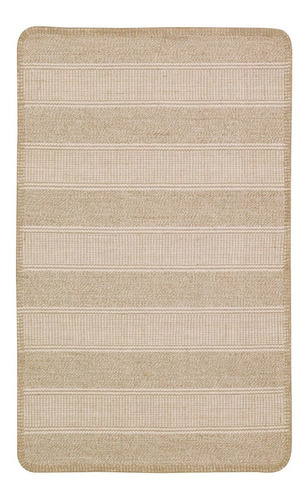 Imagen 1 de 3 de Tapete Decorativo De Yute Natural 50 X 80 Cm