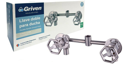 Grifo Llave Para Ducha Doble Pomo