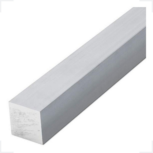 Tarugo Quadrado De Alumínio 1'' = 25,4mm X 1 Metro