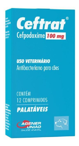 Ceftrat 100 Mg - 12 Comprimidos