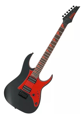 Ibanez Guitarra Eléctrica Rg Gio Grg131dx-bkf Diestro Negro Con Rojo Corazón Morado