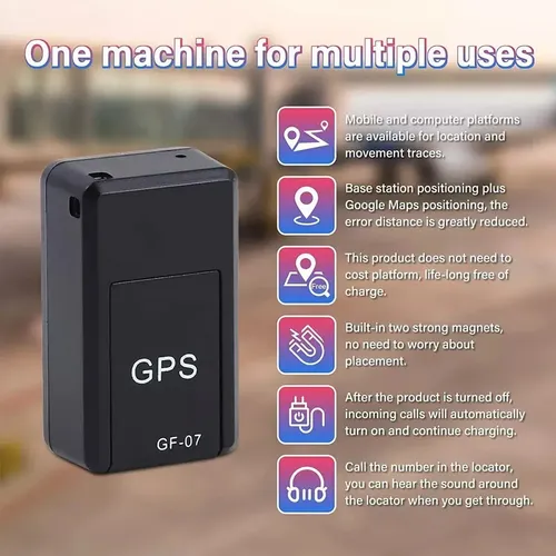Localizador Gps Mini Rastreador Portátil Gf-07 Para Auto | MercadoLibre