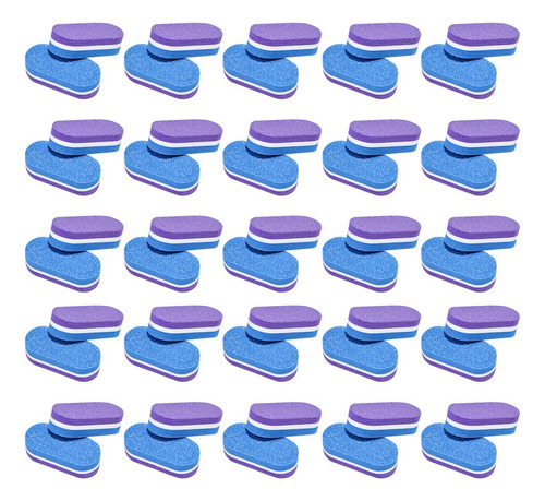 50x Mini Limas De Uñas Y Pulidores Bloques De Pulido De