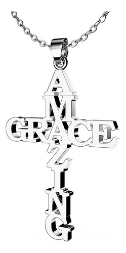 Collar Cruzado The Positive Christian Amazing Grace - Collar
