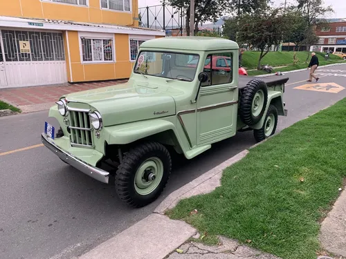 Jeep Willys Pickup De Platon 1963 4x4 Placa Clásico