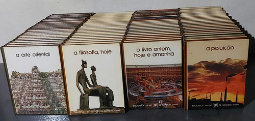 Biblioteca Salvat De Grandes Temas Vários Autores - Do Volume 1 Ao 50 - 1o Anúncio (Usado)