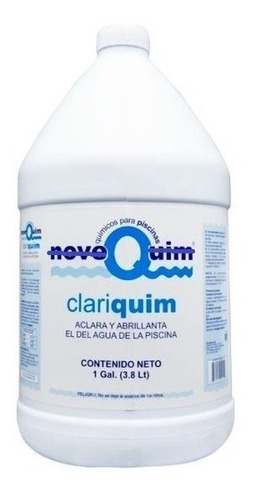 Limpiador Aclarador Agua Clarificador Novequim 4 Litros