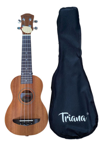 Ukelele Soprano Triana 07 Con Funda Marrón