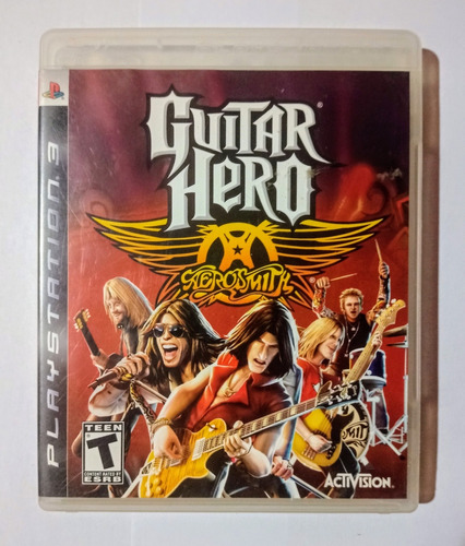 Guitar Hero Aerosmith Ps3 Fisico Impecable!