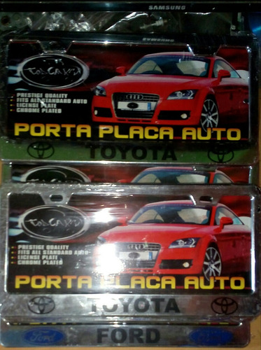 Porta Placa Chevrolet, Toyota, Ford