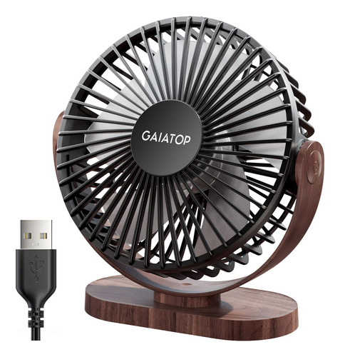 Gaiatop Ventilador De Escritorio Usb, Potente Ventilador Por