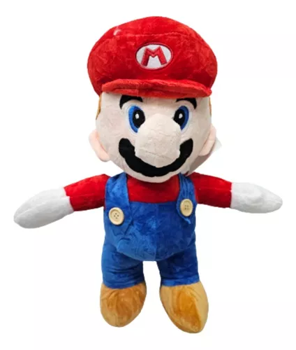 Peluche Mario 40cm Fontanero Rojo Mario Bros