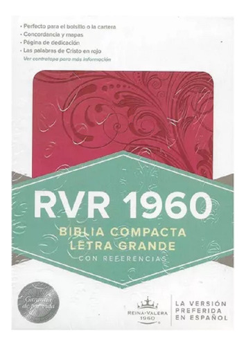 Biblia Compacta Letra Grande, Rosada Rvr 1960 - B&h Español