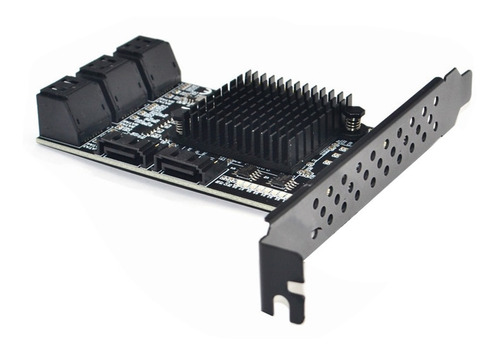 Controladora 8 Portas Sata 3.0 Marvell 88se9215 Pcie X1