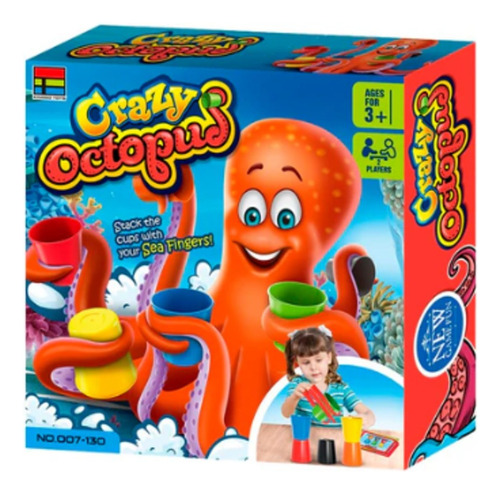 Juego De Mesa Pulpo Loco Crazy Octopus Clásico Familiar
