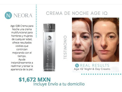 Efectiva Crema De Noche Age Iq Botox Holistico