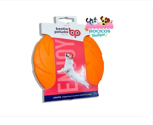 Frisbee Disco De Caucho 15 Cm Juguete Para Perro Excelente 