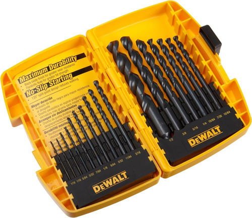 Dewalt Dw1167 17-piece Black-oxide Split-point Twist Dril...