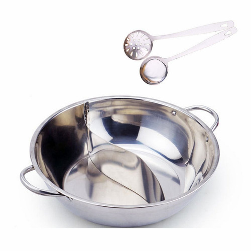 Yzakka Acero Inoxidable Shabu Shabu Caliente Del Pote Con El