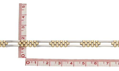 Imagen 6 de 7 de Pulsera Hechura Especial Gruesa, Oro 14k, 9.0 Gramos.