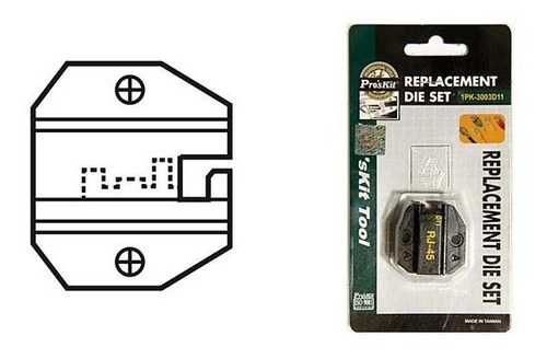 Mordaza P Pinza Crimpeadora Proskit Plug Ficha Macho Rj45