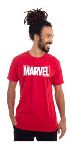 Camiseta Marvel Logo P/m/g/gg Clube Comix 11669