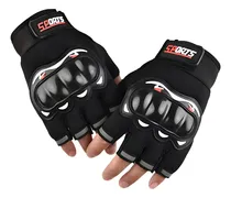 Comprar Luva Motociclista Meio Dedo Moto Motoqueiro Motoboy Proteção