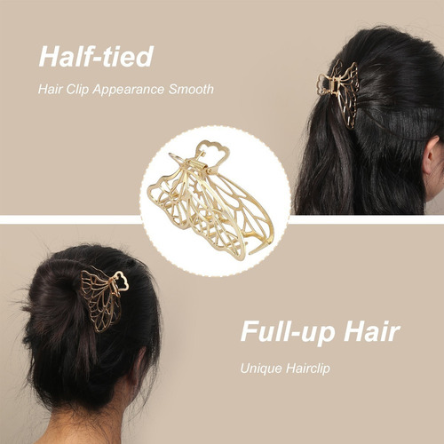 Pinza For Cabello Estilo Mariposa Pinza Pelo 3.2 Pulgadas M