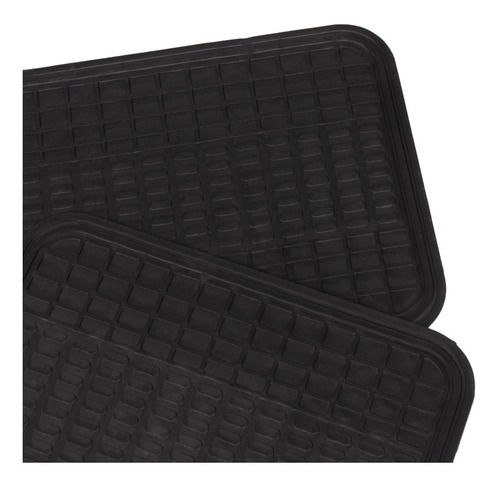Imagen 4 de 7 de Cubre Alfombra Universal De Goma 4 Piezas Auto Pvc